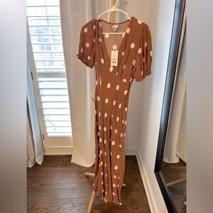 NWT: A New Day polka dot dress